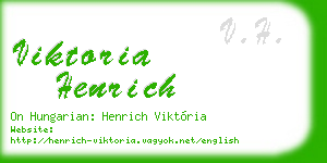 viktoria henrich business card